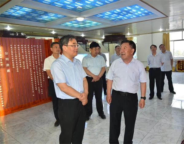 肥城市委副書(shū)記、市長(cháng)展延安一行 蒞臨公司調研指導工作