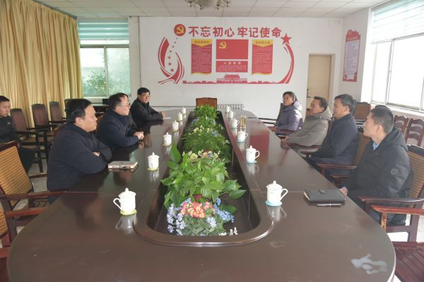 肥城市委常委、宣傳部部長(cháng)步文蒞臨公司調研指導工作