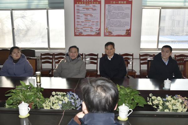 肥城市委常委、宣傳部部長(cháng)步文蒞臨公司調研指導工作