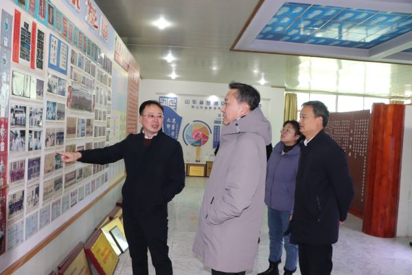 肥城市委常委、宣傳部部長(cháng)步文蒞臨公司調研指導工作
